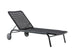 Hunn Palma Transat chaise longue avec cordes Anthracite - Anthracite 