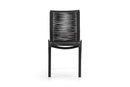 Hunn Porto Aluminium Chaise repas avec cordes 
