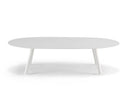 Hunn San Diego Table basse ovale alu 120x60cm h:30cm 