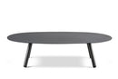 Hunn San Diego Table basse ovale alu 120x60cm h:30cm 