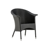 Hunn San Remo II Fauteuil repas Résine Tressée Noir 6mm 