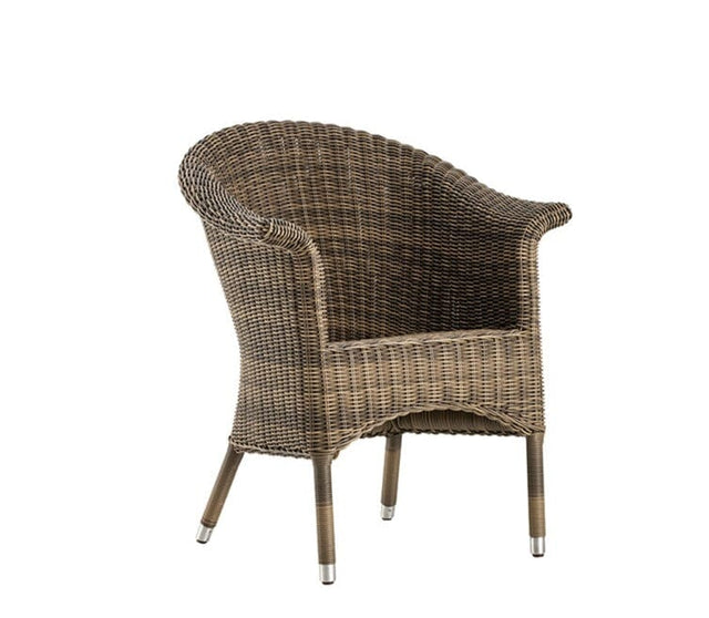 Hunn San Remo II Fauteuil repas Résine Tressée Summer Grass 4mm 