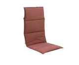 Hunn Victoria Coussin d'assise et de dossier pour chaise longue Dralon Rayé Rouge/Gris 