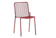Hunn Vienna Chaise repas empilable Rouge Rubis 