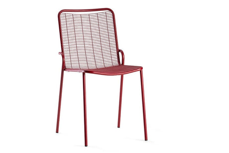 Hunn Vienna Chaise repas empilable Rouge Rubis 