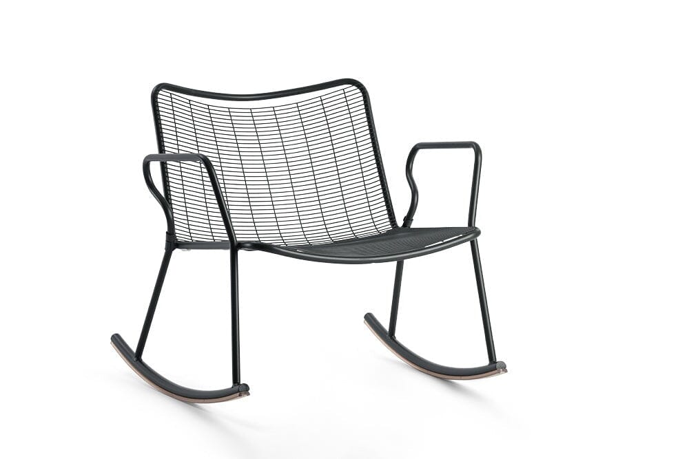 Hunn Vienna Fauteuil à bascule Anthracite 