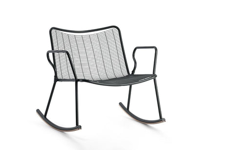 Hunn Vienna Fauteuil à bascule Anthracite 