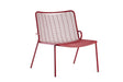 Hunn Vienna Fauteuil bas sans accoudoirs empilable Rouge Rubis 