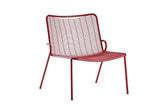 Hunn Vienna Fauteuil bas sans accoudoirs empilable Rouge Rubis 