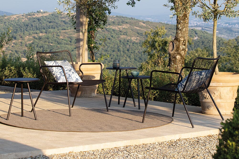 Hunn Vienna Fauteuil Club Lounge empilable 