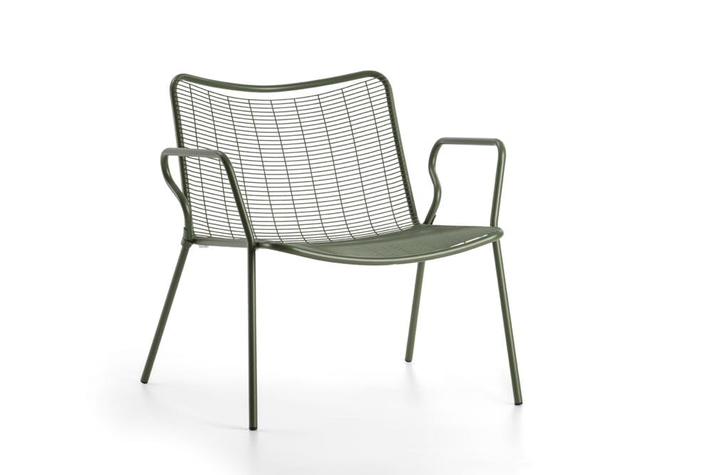 Hunn Vienna Fauteuil Club Lounge empilable Vert 