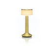 Imagilights Moments 6, Opal Metal Cylinder, Lampe sans fil avec télécommande et chargeur Yellow Gold 