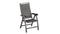 Kettler Forma II Fauteuil Multipositions pliable Aluminium Anthracite 