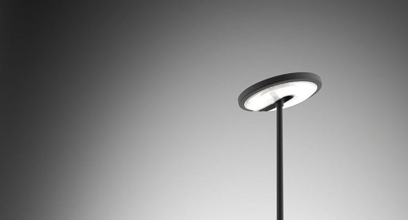 LEDS C4 Invisible borne lampe d'extérieur hauteur 210cm, à visser 