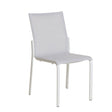 Les Jardins Koton Chaise Structure Blanc / Toile Eden Blanc chiné 