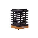 Les Jardins Tekura Centre de table Teck naturel et HPL Ardoise 