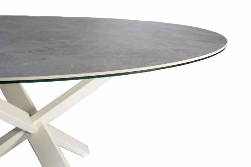 Luiz Pato Table repas Ø150cm plateau céramique 12mm 