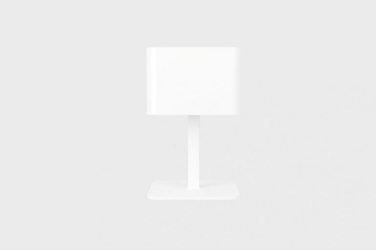 Maiori La Lampe Pose 02 lampe solaire sans fil hybride bluetooth Blanc 