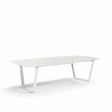 Manutti Air Table 264x118cm Hauteur: 75cm White WF08 Céramique White 6mm (6K60) 