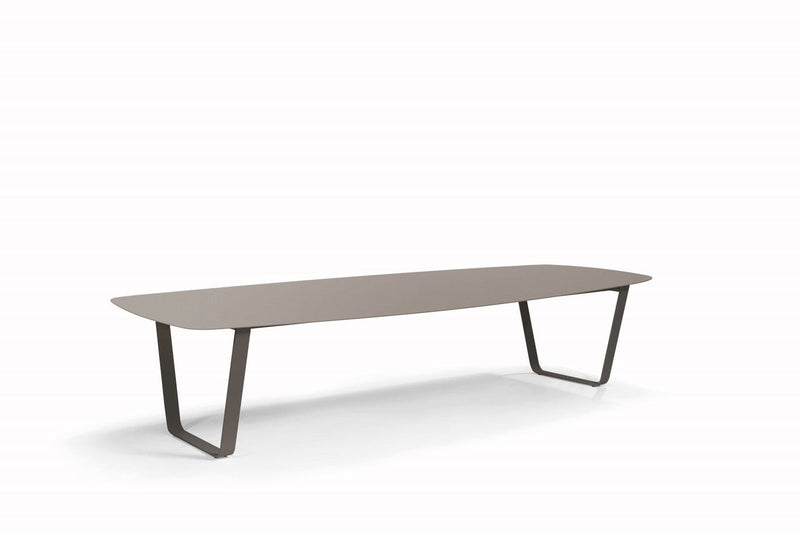 Manutti Air Table 340x118cm Hauteur: 75cm Lava WF10 Céramique Basalt Grey 6mm (6K70) 