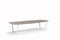 Manutti Air Table 340x118cm Hauteur: 75cm White WF08 Céramique Basalt Grey 6mm (6K70) 