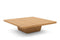 Manutti Cobi Coffee Table 113x113cm Hauteur: 30cm Teak brushed 