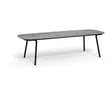 Manutti Minus Table 280x100cm D 75h Hauteur: 75cm Lava AF10 Céramique Fossil 12mm (5K53) 