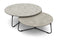 Manutti Mood Coffee table - Table basse ronde Ø 100cm h:33cm Plateau Céramique ou HPL 