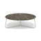 Manutti Mood Coffee table - Table basse ronde Ø 100cm h:33cm Plateau Céramique ou HPL Flint SF13 Ceramic Emperador 12mm 5K69 