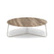 Manutti Mood Coffee table - Table basse ronde Ø 100cm h:33cm Plateau Céramique ou HPL Flint SF13 Ceramic Travertin 12mm 5K54 