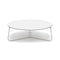 Manutti Mood Coffee table - Table basse ronde Ø 100cm h:33cm Plateau Céramique ou HPL Flint SF13 Trespa White 2T90 