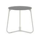 Manutti Mood Coffee table - Table basse ronde Ø 42cm h:45cm Plateau Céramique ou HPL Flint SF13 Ceramic Basalt Grey 6mm 6K70 
