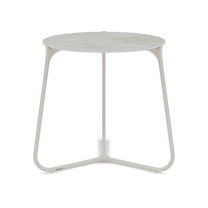 Manutti Mood Coffee table - Table basse ronde Ø 42cm h:45cm Plateau Céramique ou HPL Flint SF13 Ceramic Concrete 12mm 5K68 