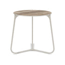 Manutti Mood Coffee table - Table basse ronde Ø 42cm h:45cm Plateau Céramique ou HPL Flint SF13 Ceramic Travertin 12mm 5K54 
