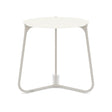 Manutti Mood Coffee table - Table basse ronde Ø 42cm h:45cm Plateau Céramique ou HPL Flint SF13 Ceramic White 6mm 6K60 