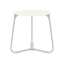 Manutti Mood Coffee table - Table basse ronde Ø 42cm h:45cm Plateau Céramique ou HPL Flint SF13 Ceramic White 6mm 6K60 