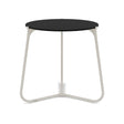Manutti Mood Coffee table - Table basse ronde Ø 42cm h:45cm Plateau Céramique ou HPL Flint SF13 Trespa Black 2T92 