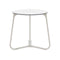 Manutti Mood Coffee table - Table basse ronde Ø 42cm h:45cm Plateau Céramique ou HPL Flint SF13 Trespa White 2T90 