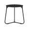 Manutti Mood Coffee table - Table basse ronde Ø 42cm h:45cm Plateau Céramique ou HPL Lava SF10 Ceramic Basalt Black 12mm 5K67 