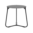Manutti Mood Coffee table - Table basse ronde Ø 42cm h:45cm Plateau Céramique ou HPL Lava SF10 Ceramic Basalt Grey 6mm 6K70 