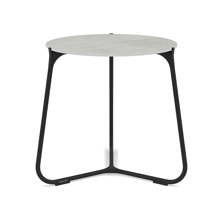 Manutti Mood Coffee table - Table basse ronde Ø 42cm h:45cm Plateau Céramique ou HPL Lava SF10 Ceramic Concrete 12mm 5K68 