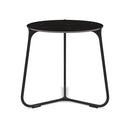 Manutti Mood Coffee table - Table basse ronde Ø 42cm h:45cm Plateau Céramique ou HPL Lava SF10 Ceramic Marble Black 12mm 5K59 