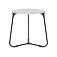Manutti Mood Coffee table - Table basse ronde Ø 42cm h:45cm Plateau Céramique ou HPL Lava SF10 Ceramic Perla 12mm 5K66 