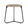 Manutti Mood Coffee table - Table basse ronde Ø 42cm h:45cm Plateau Céramique ou HPL Lava SF10 Ceramic Travertin 12mm 5K54 