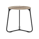 Manutti Mood Coffee table - Table basse ronde Ø 42cm h:45cm Plateau Céramique ou HPL Lava SF10 Ceramic Travertin 12mm 5K54 