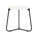 Manutti Mood Coffee table - Table basse ronde Ø 42cm h:45cm Plateau Céramique ou HPL Lava SF10 Ceramic White 6mm 6K60 