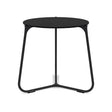 Manutti Mood Coffee table - Table basse ronde Ø 42cm h:45cm Plateau Céramique ou HPL Lava SF10 Trespa Black 2T92 