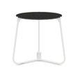 Manutti Mood Coffee table - Table basse ronde Ø 42cm h:45cm Plateau Céramique ou HPL White SF08 Ceramic Basalt Black 12mm 5K67 