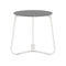 Manutti Mood Coffee table - Table basse ronde Ø 42cm h:45cm Plateau Céramique ou HPL White SF08 Ceramic Basalt Grey 6mm 6K70 