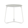 Manutti Mood Coffee table - Table basse ronde Ø 42cm h:45cm Plateau Céramique ou HPL White SF08 Ceramic Concrete 12mm 5K68 